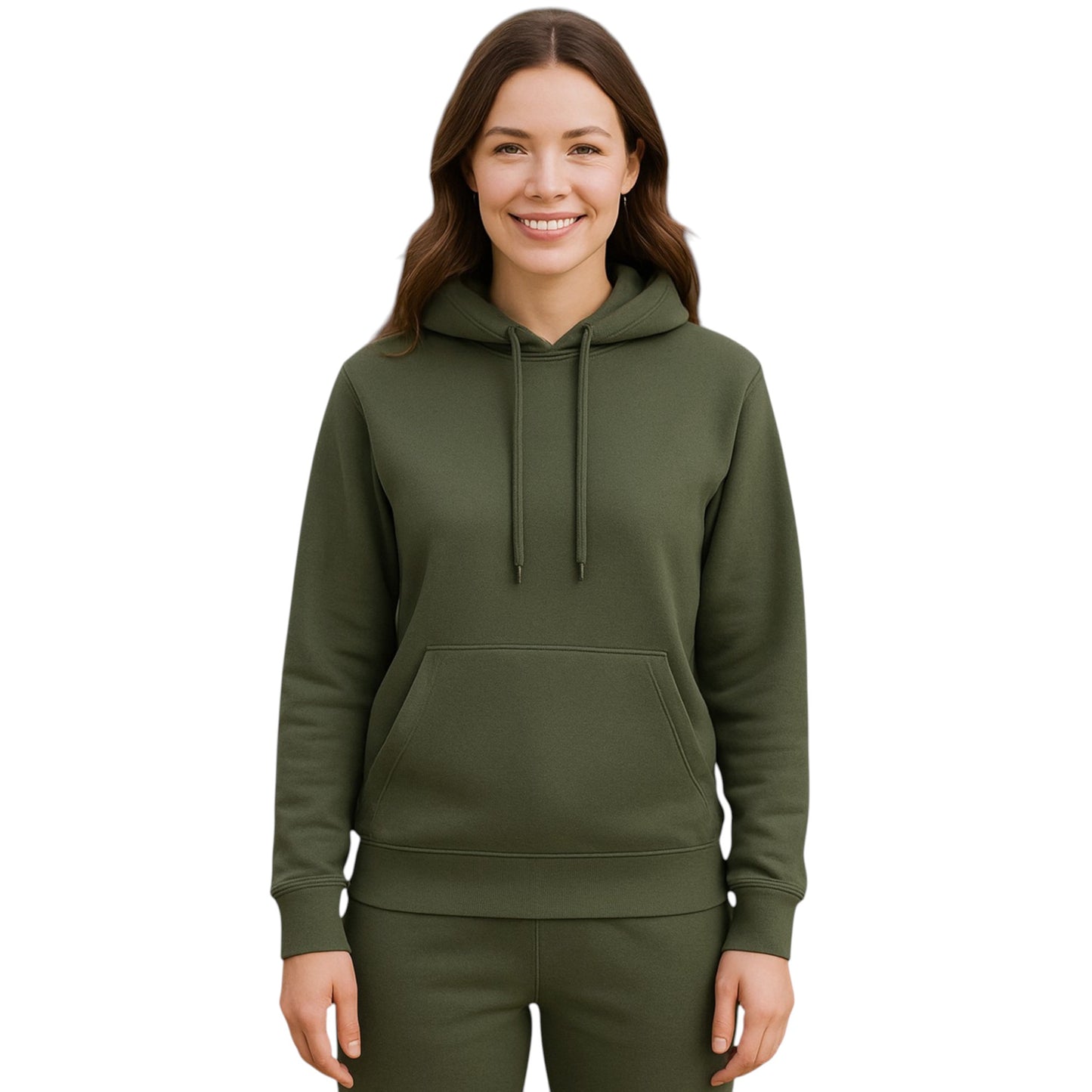 Unisex Heavy Blend Plain Hoodie – Comfy Fleece Pullover with Pouch Pocket