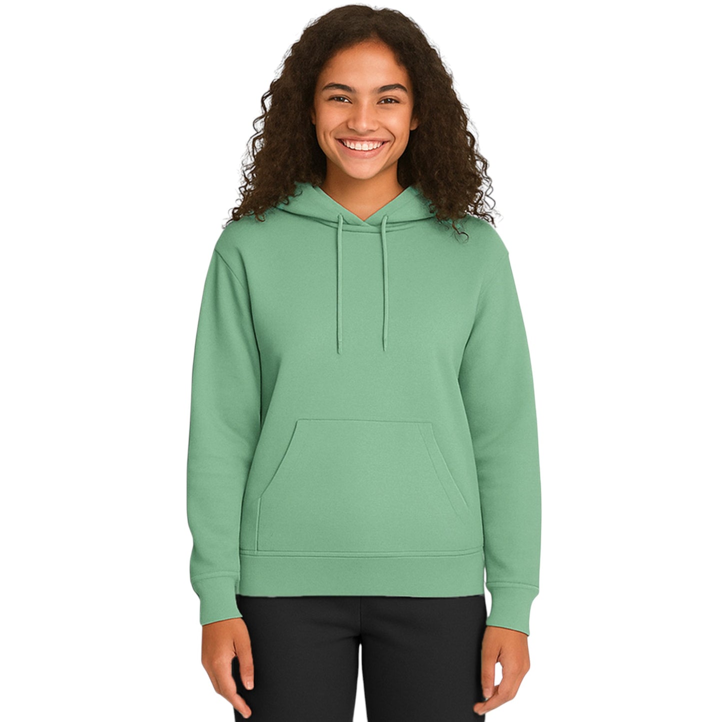 Unisex Heavy Blend Plain Hoodie – Comfy Fleece Pullover with Pouch Pocket