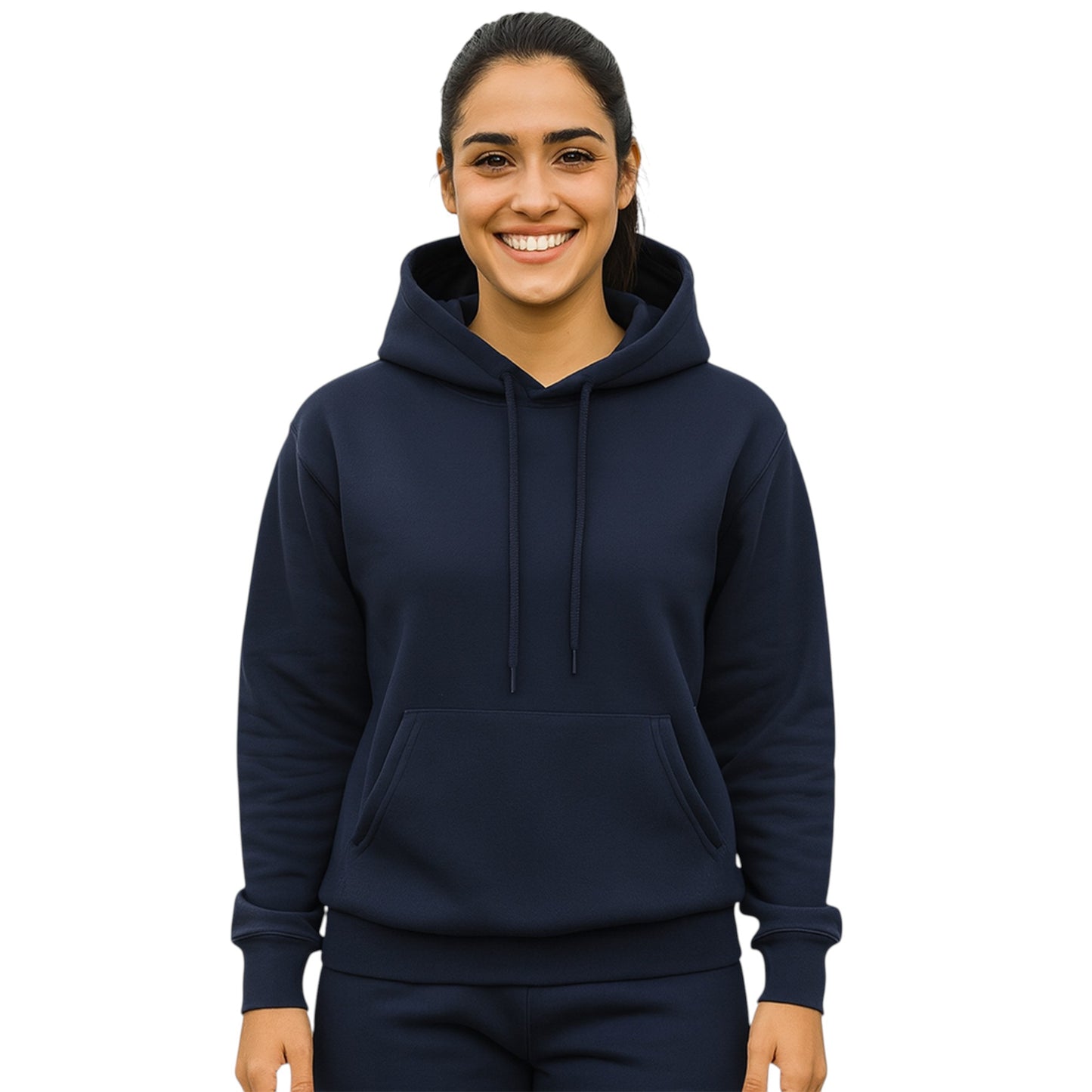Unisex Heavy Blend Plain Hoodie – Comfy Fleece Pullover with Pouch Pocket