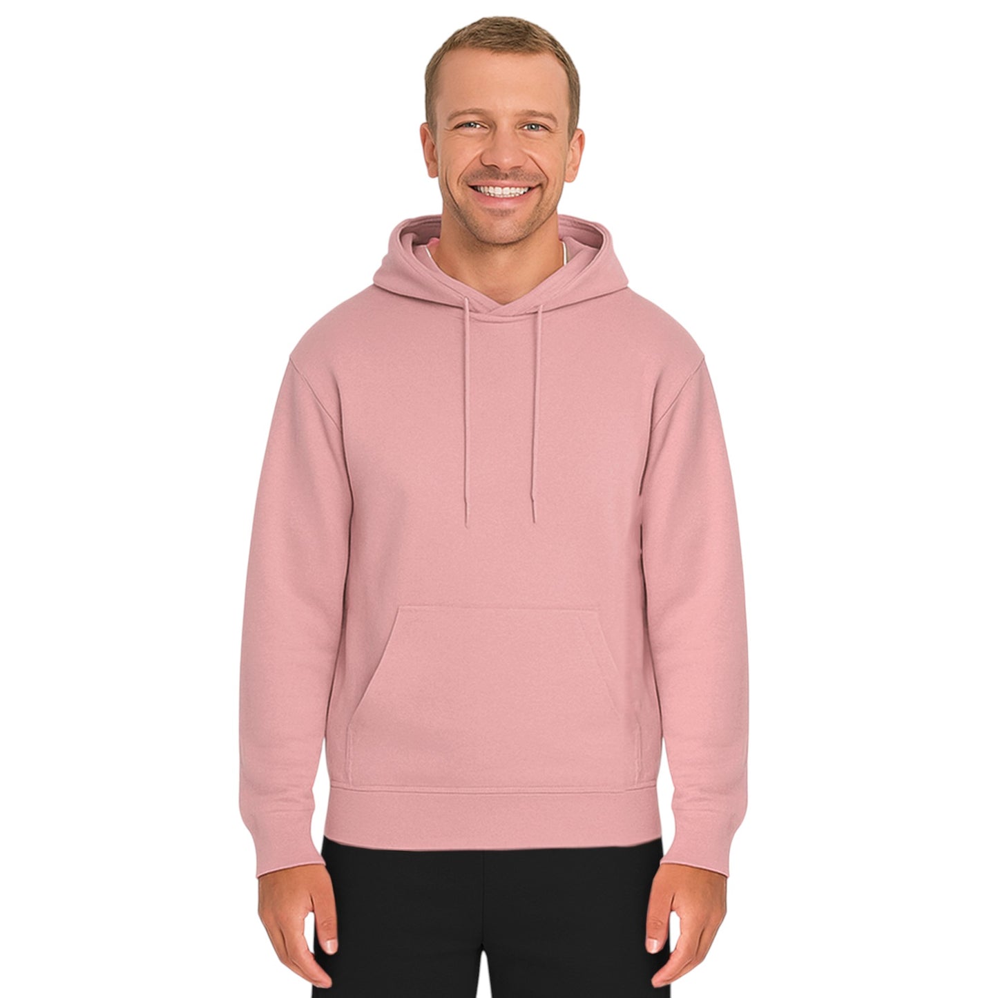 Unisex Heavy Blend Plain Hoodie – Comfy Fleece Pullover with Pouch Pocket