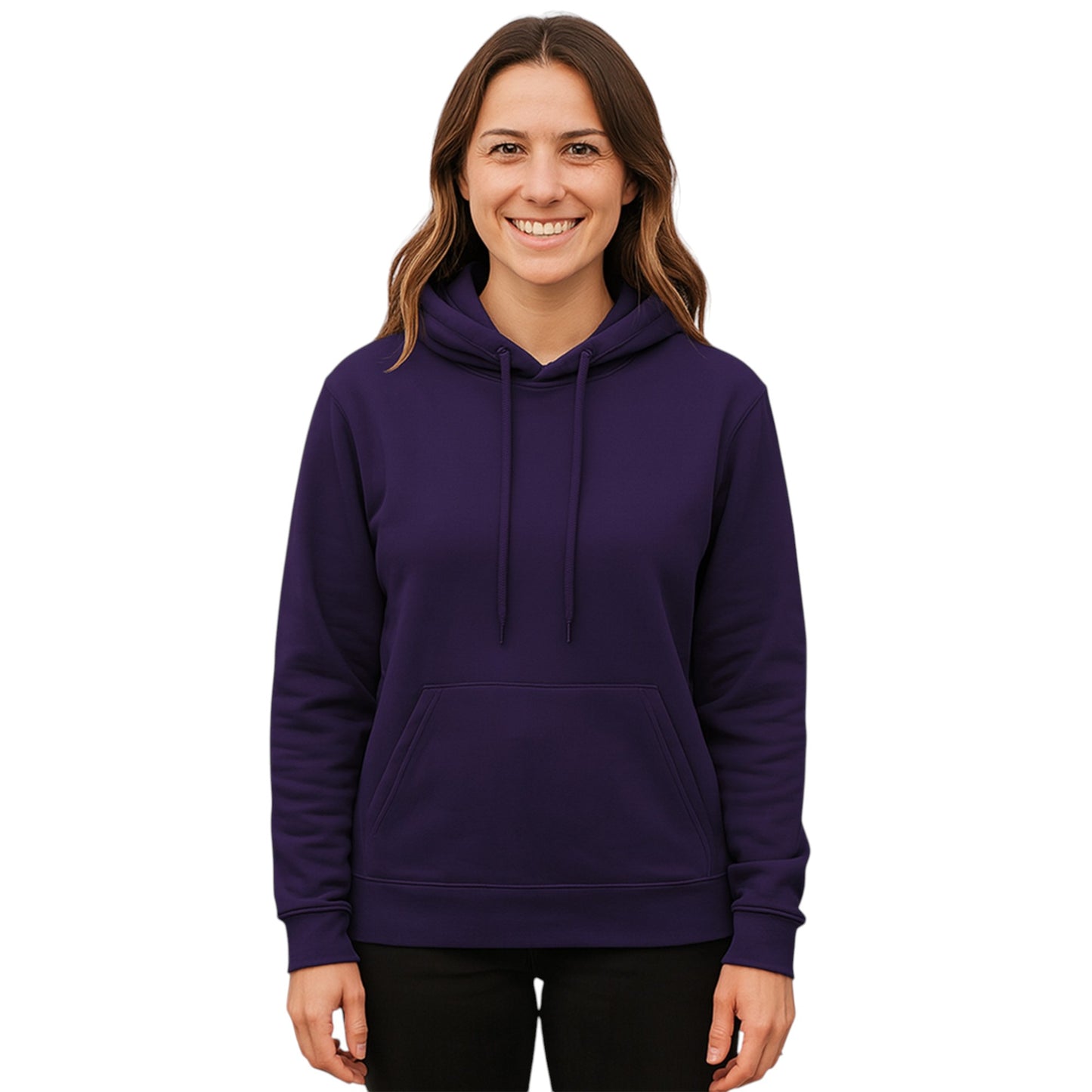 Unisex Heavy Blend Plain Hoodie – Comfy Fleece Pullover with Pouch Pocket