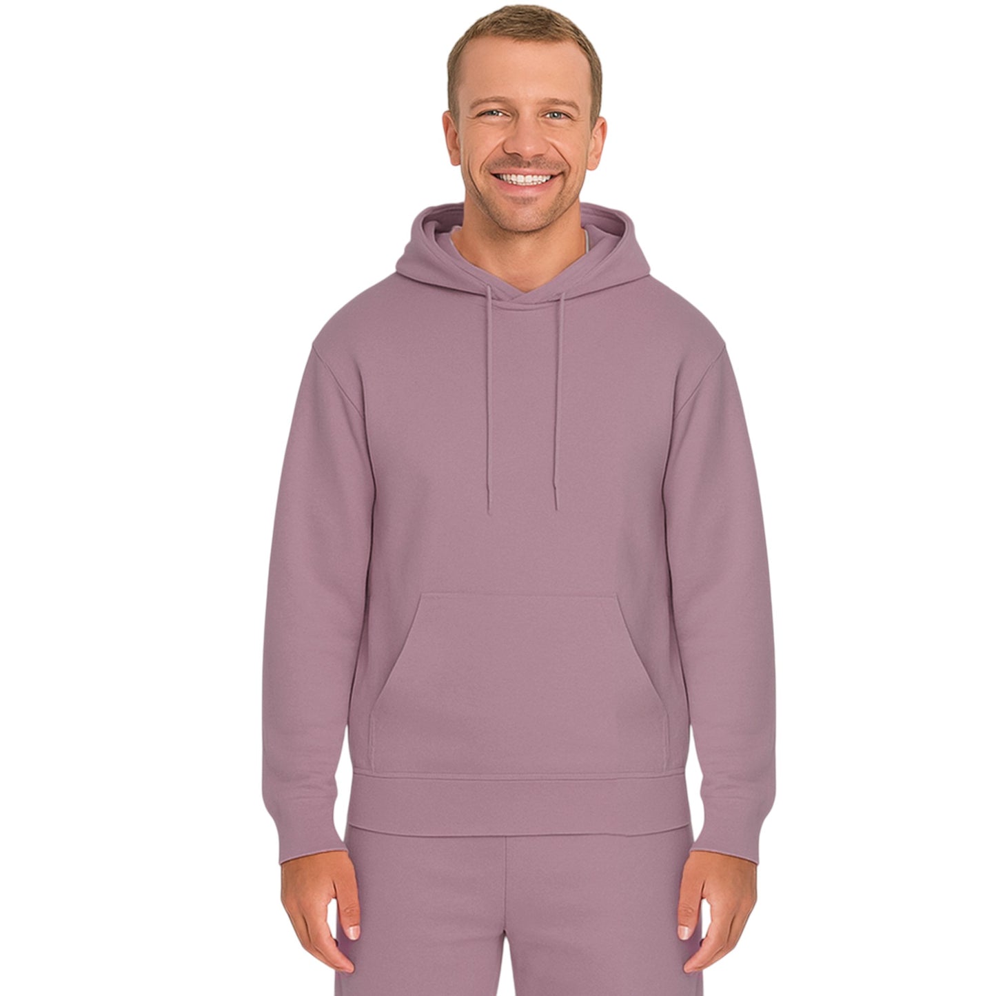 Unisex Heavy Blend Plain Hoodie – Comfy Fleece Pullover with Pouch Pocket