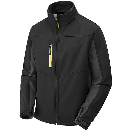 Mens Waterproof Two Tone SoftShell Workwear Jacket - WK009X