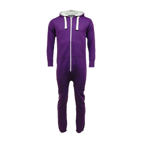 Adult Unisex Plain Onesie Purple