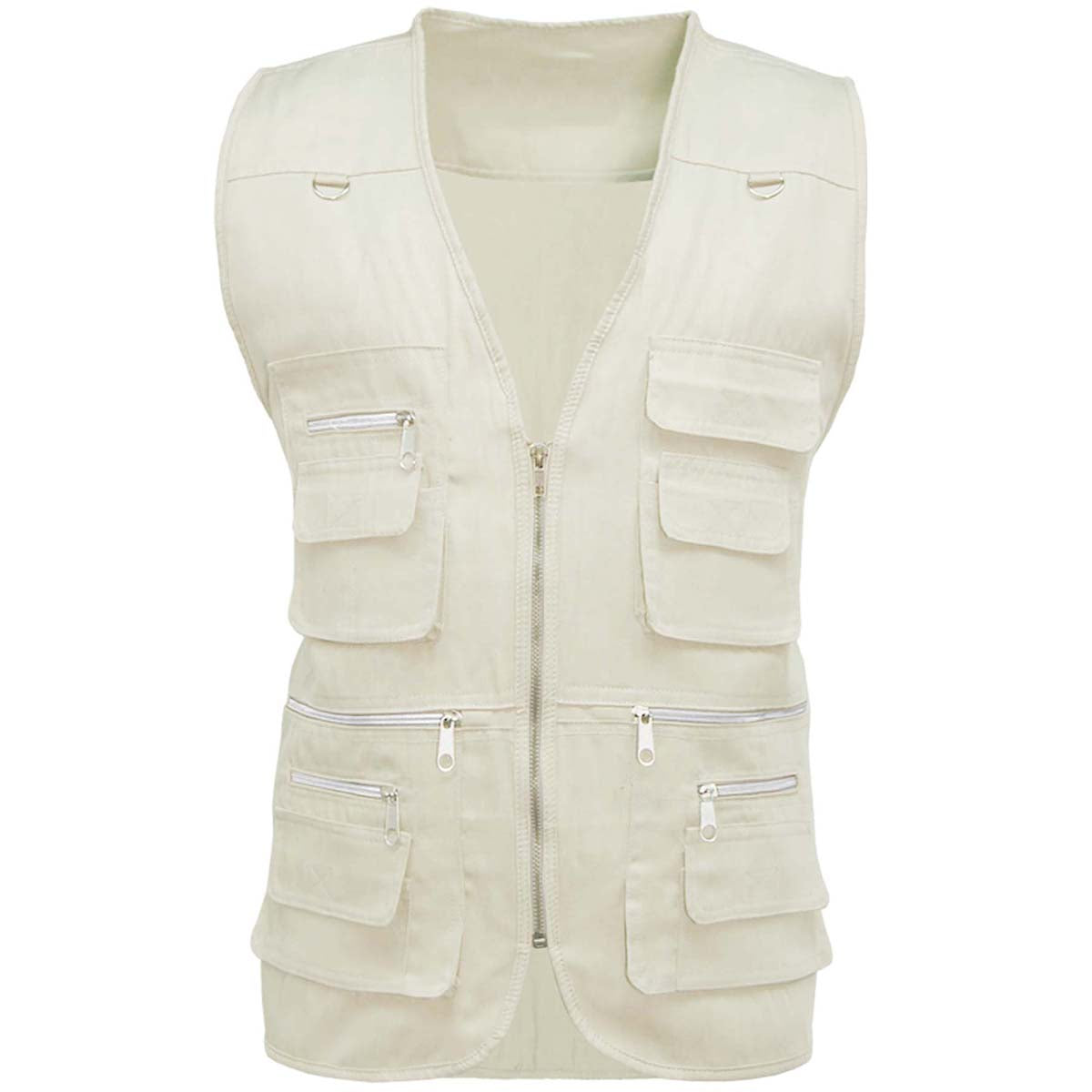 Mens Multi Pocket Utility Vest | Hiking Waistcoat | Fishing Vest