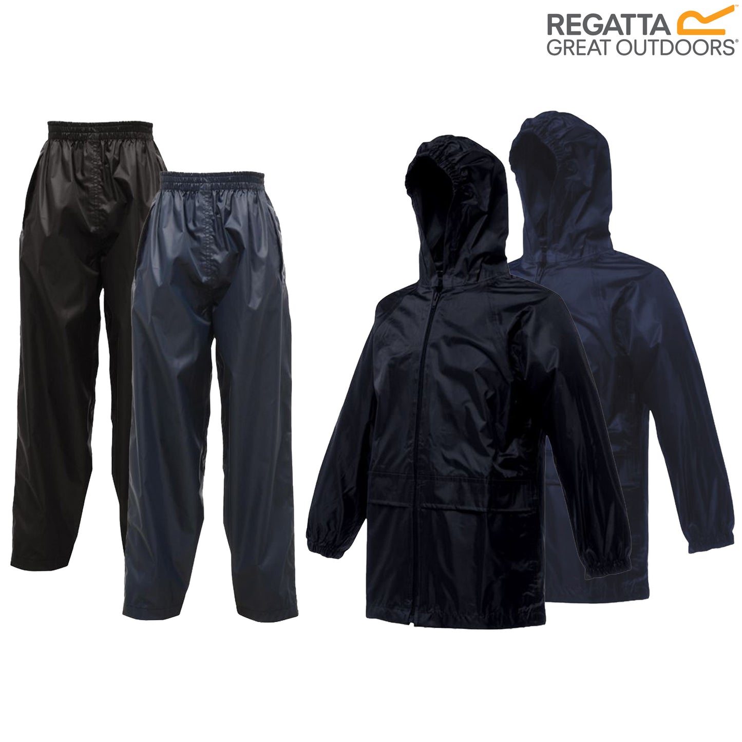 Regatta Stormbreak Kids Waterproof Rainsuit | Jacket & Trouser