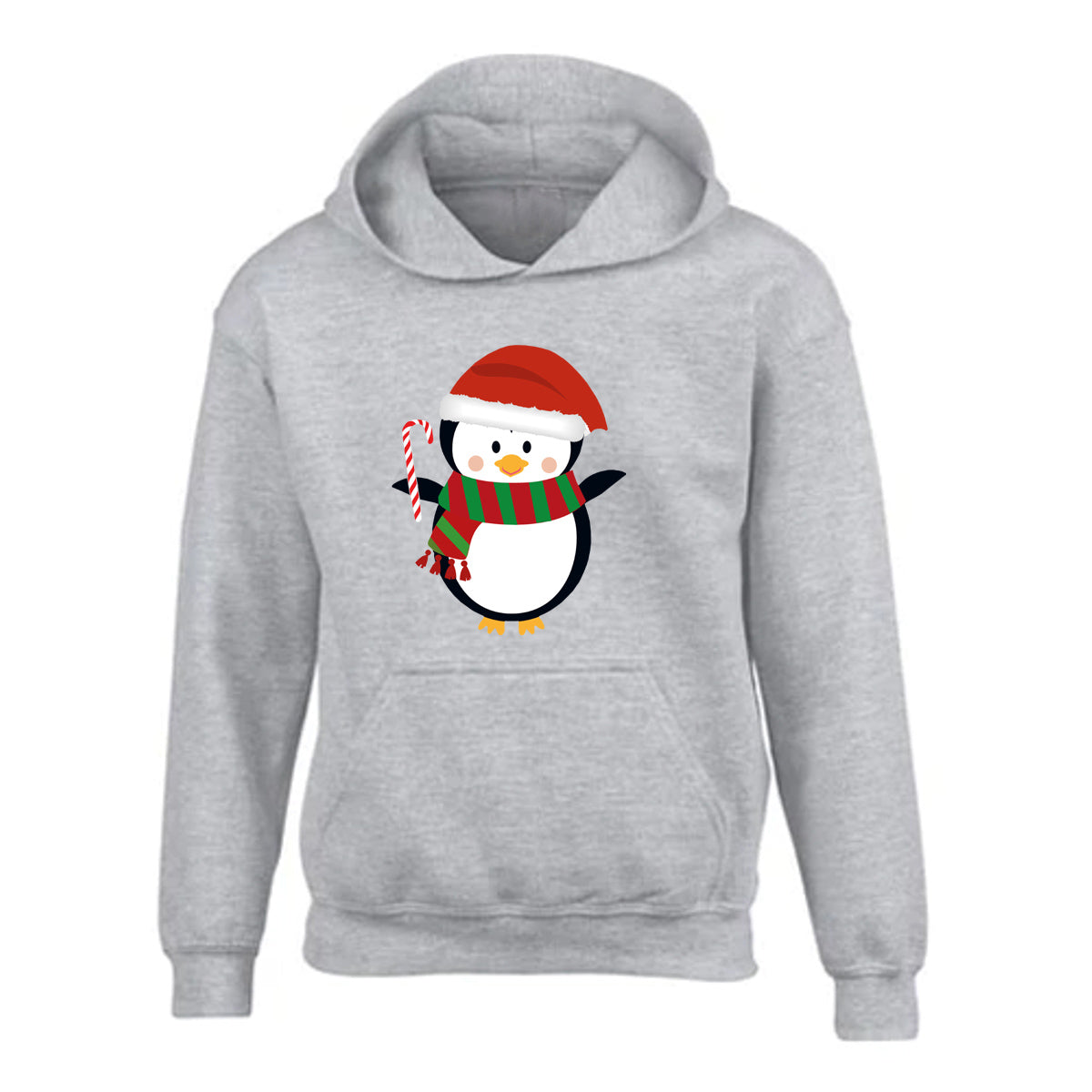 Kids Unisex Christmas Novelty Penguin Hoody