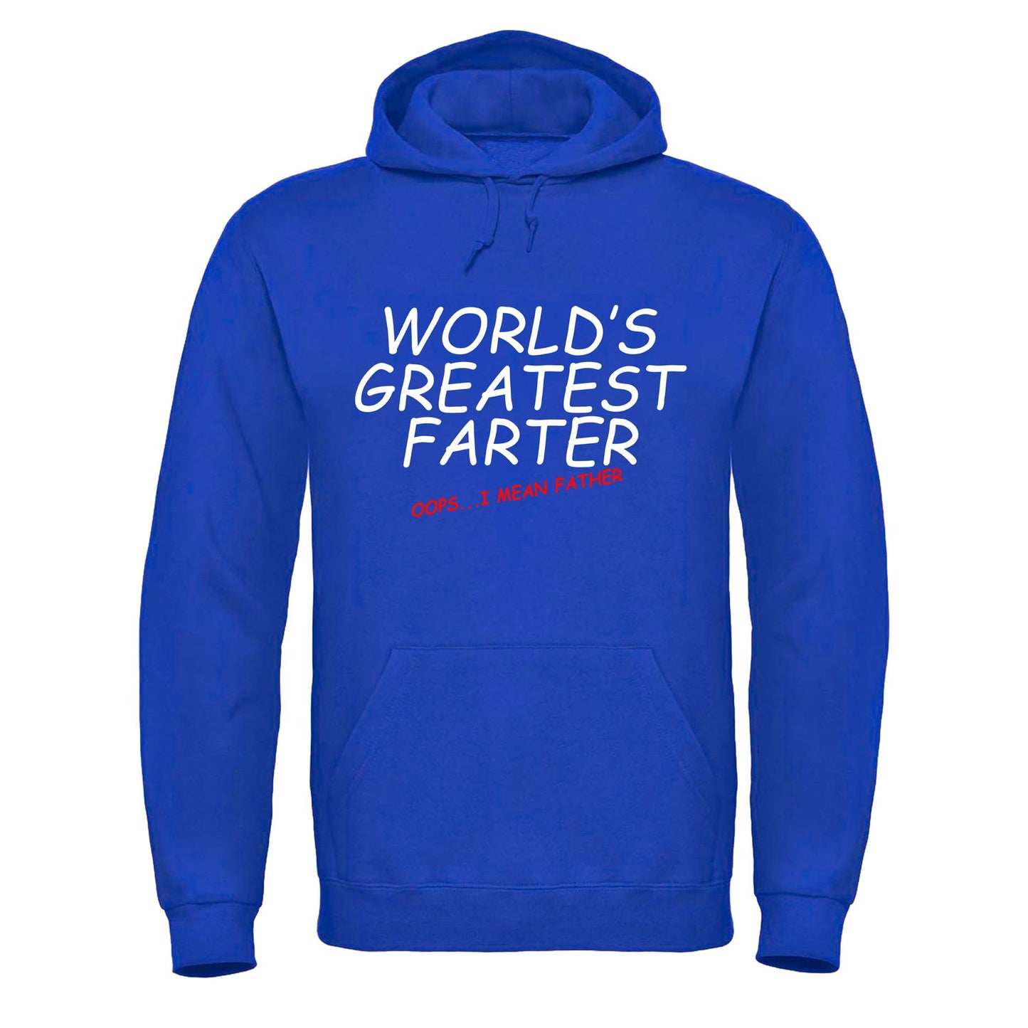 Men's Crew Neck 'Greatest Farter' Hooded Sweatshirt Top Fathers Day Gift Hoodie