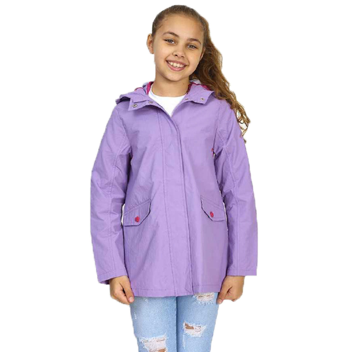 Girls Brave Soul Digger Unlined 228T Milky Coated Waterproof Jacket