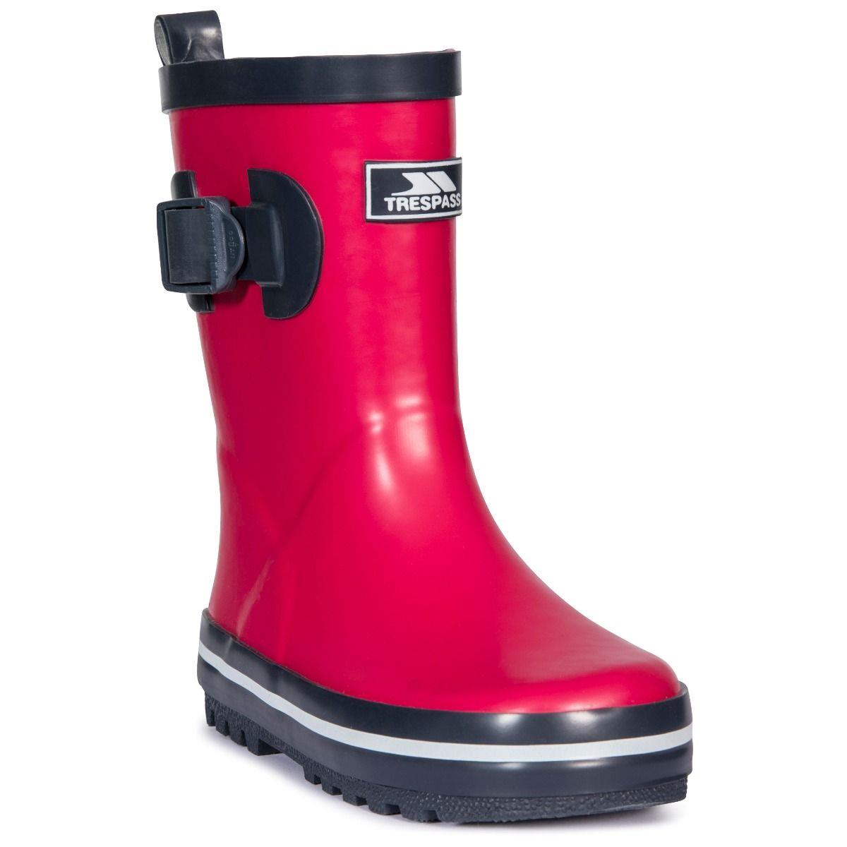 Unisex Kids Trespass Trumpet Wellies - Childrens Waterproof Wellington Boots