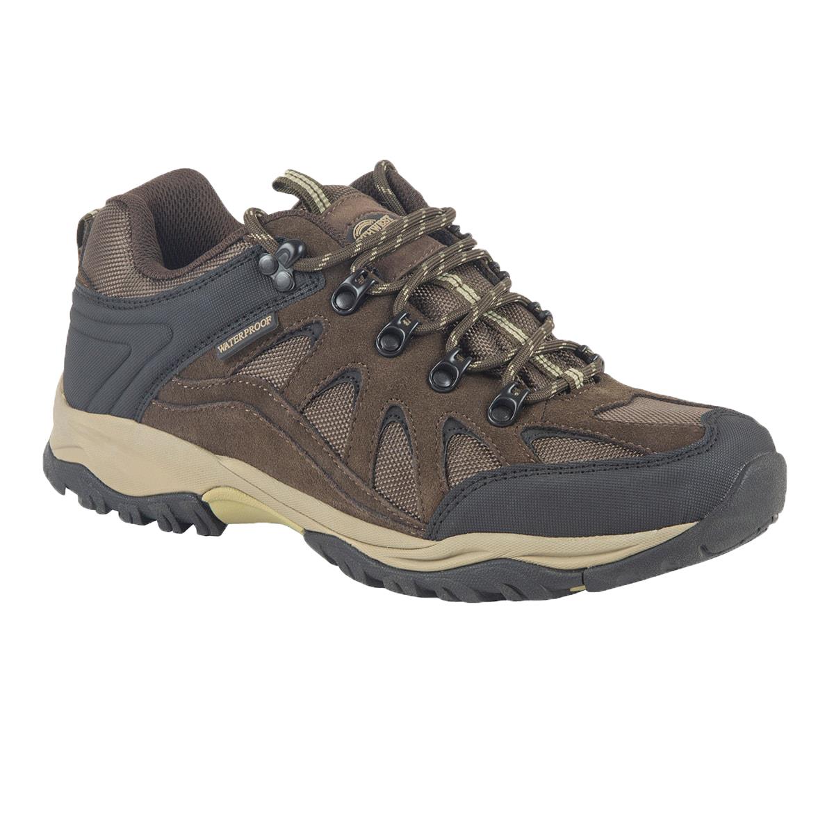 Mens Northwest Territory Steen Leather & Mesh Top Waterproof Hiking Walking Shoe