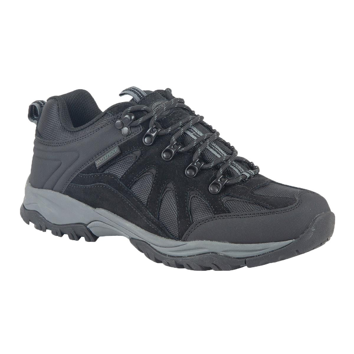 Mens Northwest Territory Steen Leather & Mesh Top Waterproof Hiking Walking Shoe