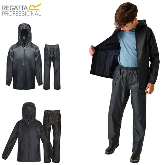 Regatta Kids Stormbreak Waterproof Jacket & Overtrousers Set
