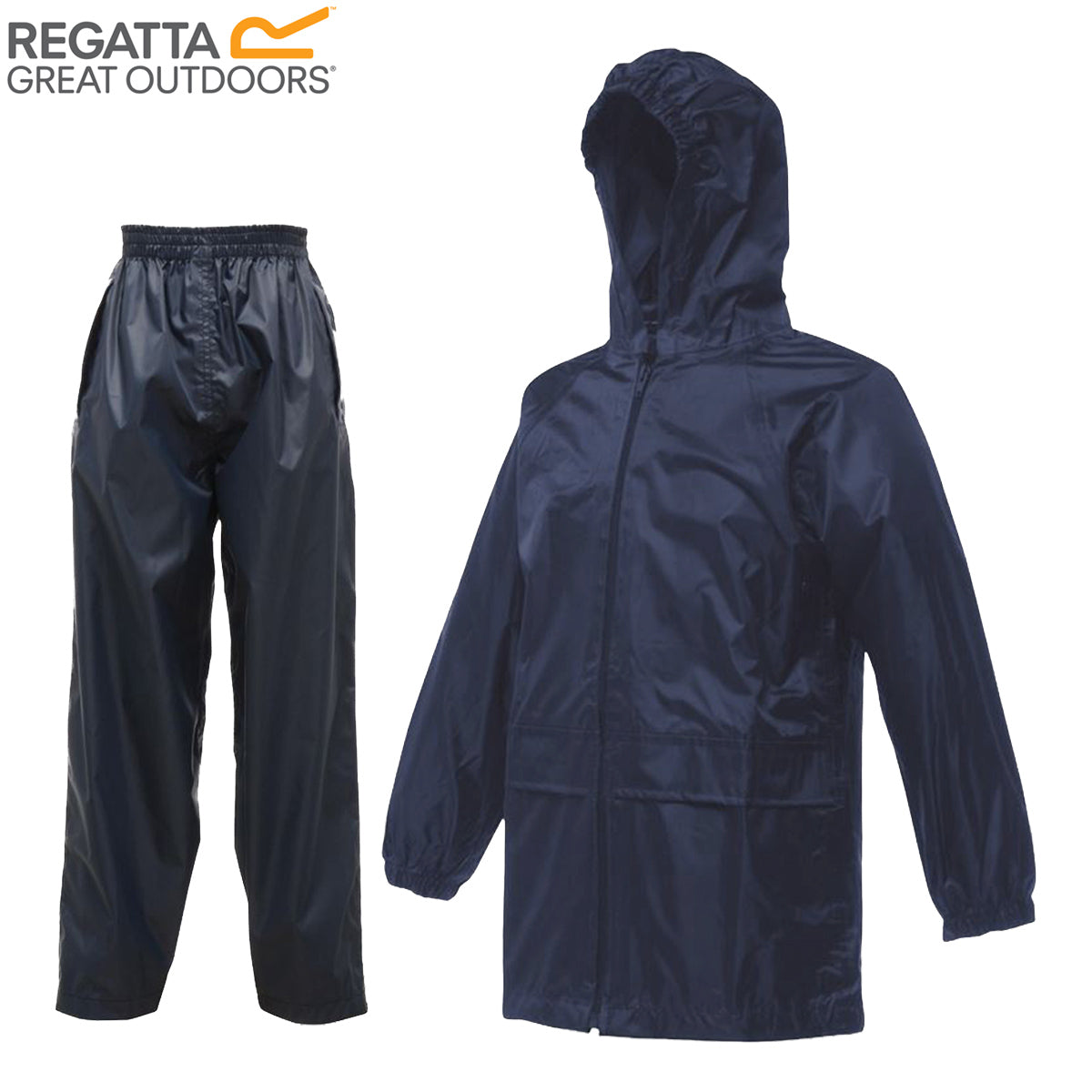 Regatta Stormbreak Kids Waterproof Rainsuit | Jacket & Trouser