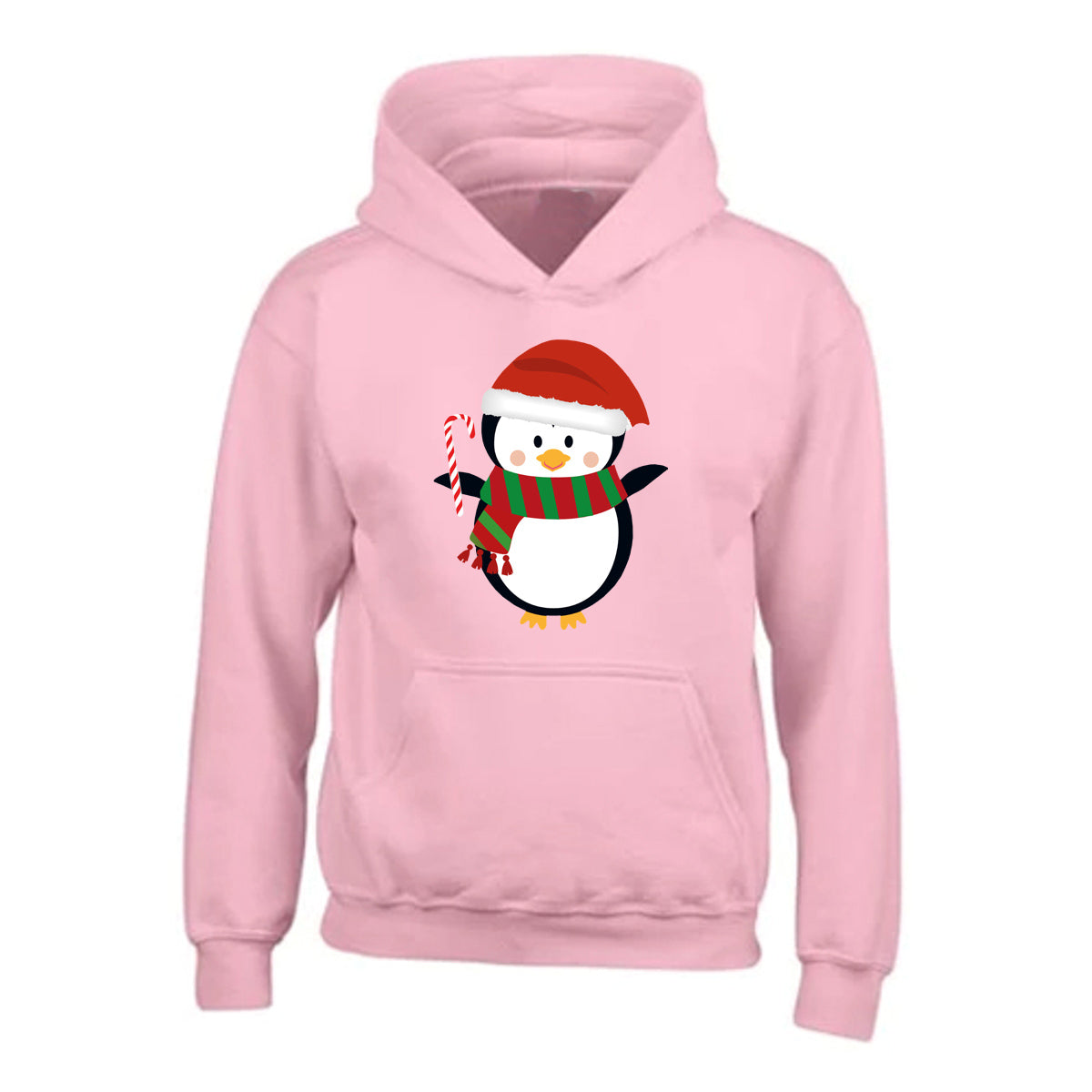 Kids Unisex Christmas Novelty Penguin Hoody