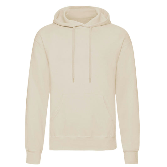 Adults Unisex Cotton Plain Pullover Hoodie