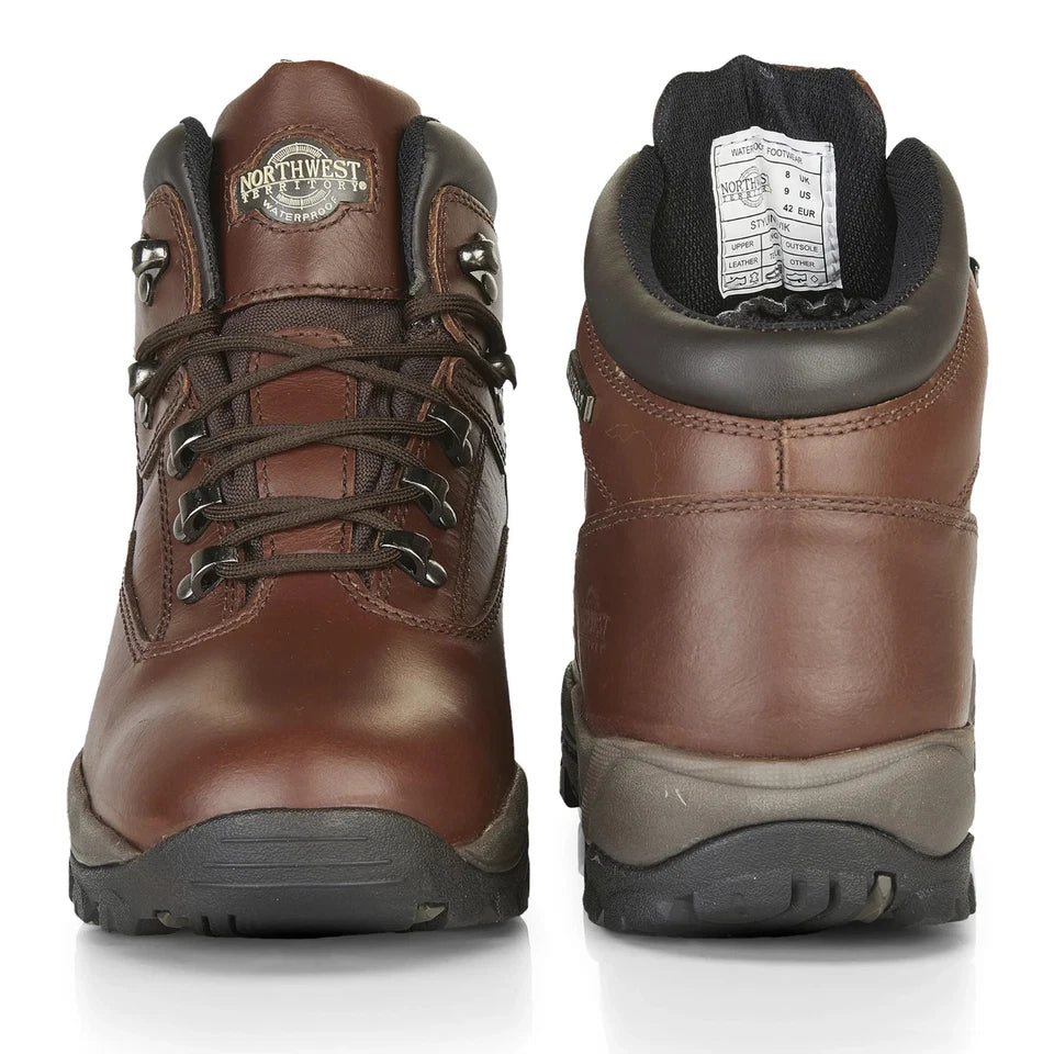 Mens Inuvik Leather Top Waterproof Hikers