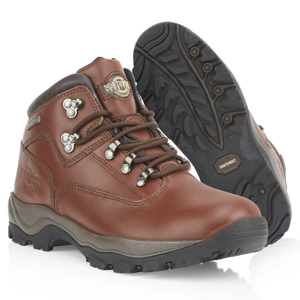 Mens Inuvik Leather Top Waterproof Hikers