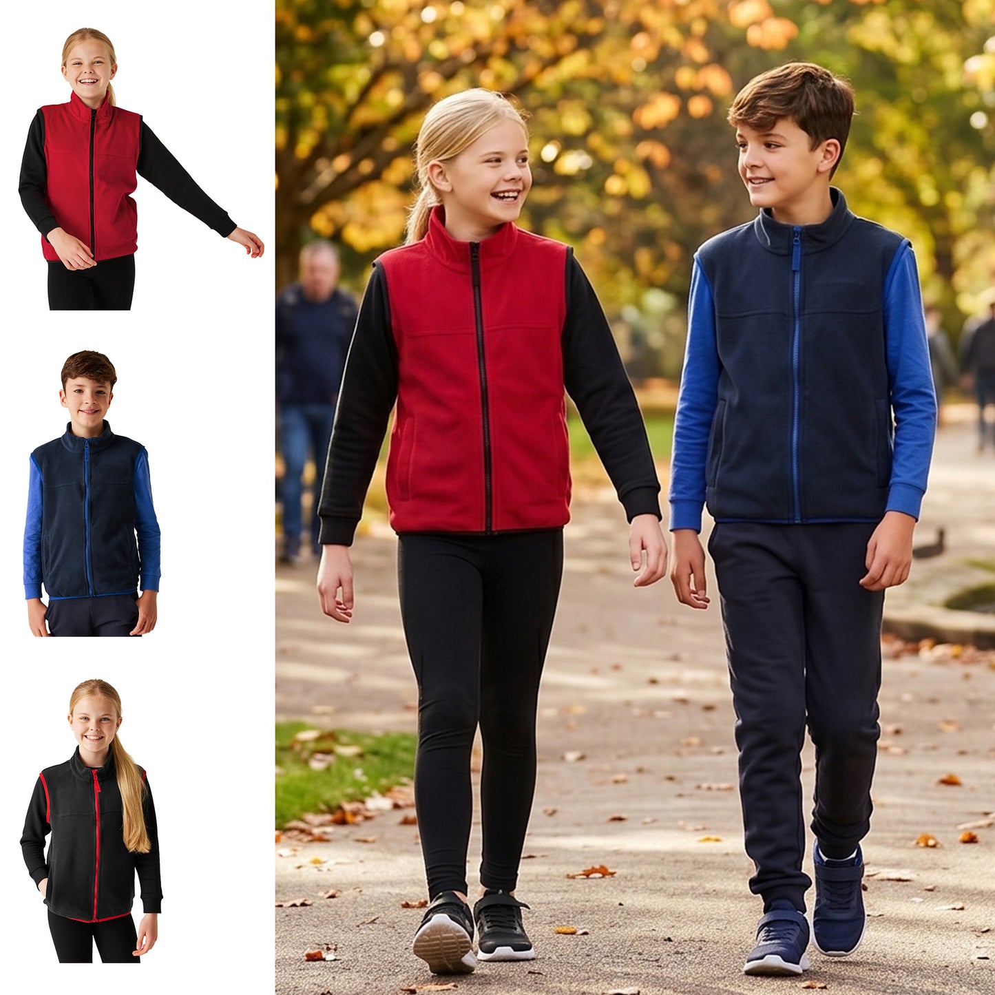 Unisex Kids Regatta Microfleece Bodywarmer - TRA883