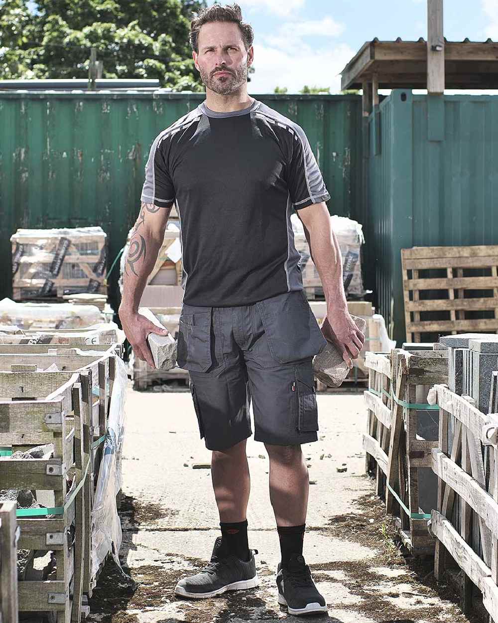 Mens Enduro Cargo Combat Work Shorts