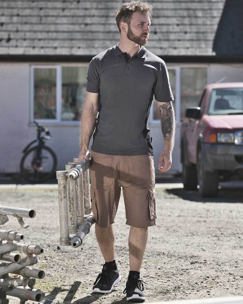Mens Enduro Cargo Combat Work Shorts